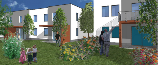 So sollen die fertigen Baukörper nach Beendigung des Projekts aussehen. | Foto: Taschner - Kinger ZT GmbH