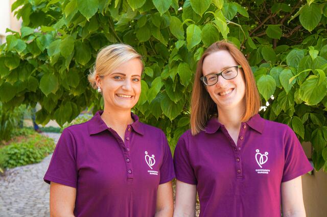 Michaela Hudetschek-Kührer und Anja Altinger sind die "Community Nurses" für die Hollabrunner Katastralgemeinden. | Foto: Stadtgemeinde Hollabrunn