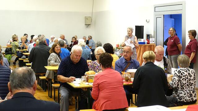 Der Pensionistenverband in Steyeregg feierte das 65-jährige Jubiläum in einem gesellschaftlichen Rahmen. | Foto: Gerfried Schmidt