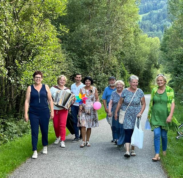 Nach zweijähriger Pause konnte der beliebte Vollmondspaziergang nun wieder stattfinden. | Foto: Bibliothek Gmünd