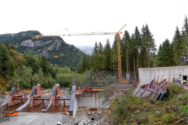 Baustelle Wildbachverbauung Krimmler Ache, Pinzgau | Foto: Landesmedienzentrum/Neumayr
