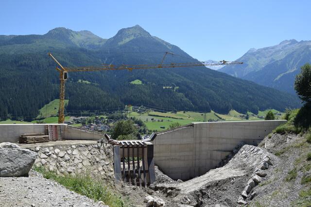 Wildbachverbauung am Weichseldorferbach im Bramberg. | Foto: Land Salzburg/Bernhard Kern