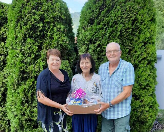 (von links) Romana Scharf, Hannelore Knes und Anton Lang | Foto: Privat