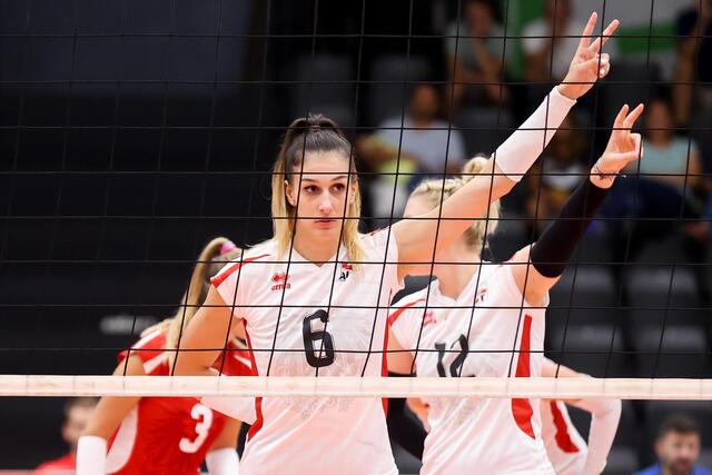 Das österreichische Nationalteam der Damen musste in Graz eine Niederlage gegen Slowenien hinnehmen. | Foto: Gepa pictures/ Christian Walgram