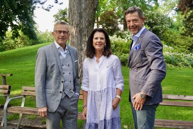 Initiatoren des Gesundheitspreises "meine Gesundheit – mein Betrieb" (v.li.): Peter Buchmüller, Waltraud Rathgeb und Michael Kretz. | Foto: Julia Hettegger