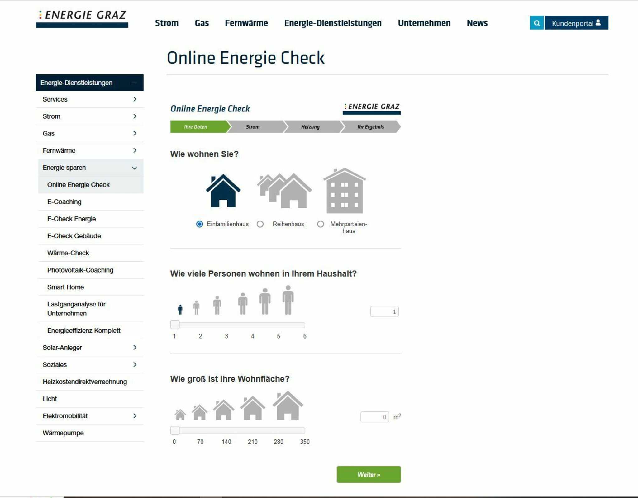"Schmähprojekt" Energiesparen ?: Zu Besuch beim "Online Energie Check