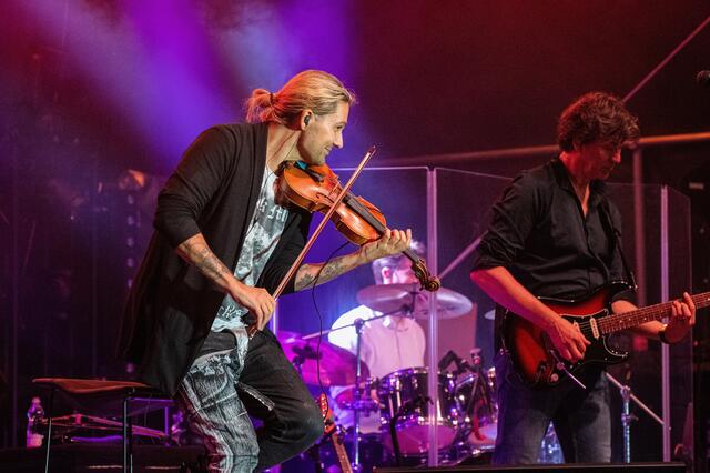 David Garrett zeigte sein virtuoses Können auf der Geige. | Foto: Gasteinertal Tourismus GmbH, Fotoatelier Wolkersdorfer