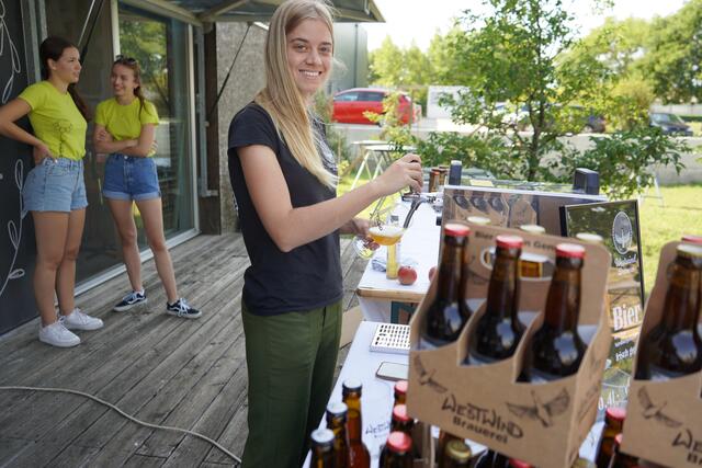 Julia Roth von der Westwind-Brauerei. | Foto: Andrea Glatzer