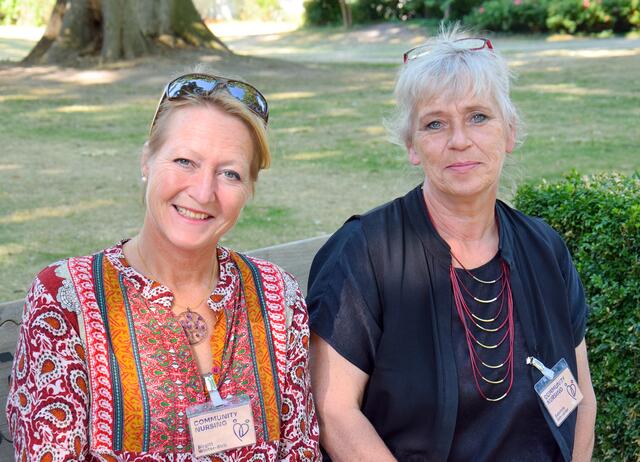 Die Community Nurses Gabriele Schwarzer und Birgitt Winter-Birli haben im Sommer ihren Dienste aufgenommen.  | Foto: Marktgemeinde Kottingbrunn