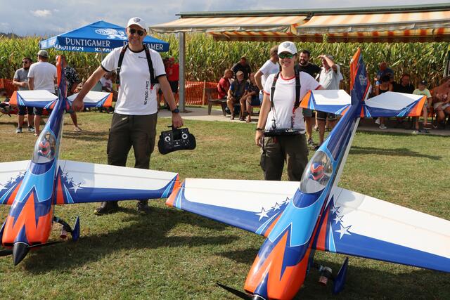 Papa-/Tochter Synchronflug