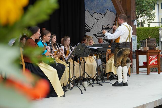 Das Juvavum8 sorgte ebenfalls für musikalische Unterhaltung beim Bauernherbst in Uttendorf. | Foto: TVB Uttendorf Weißsee/Thämlitz-Höllerer