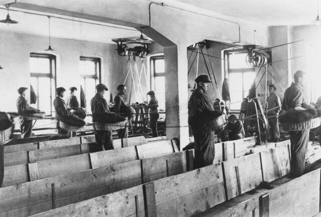 Damals 1928: Die Rosshaarspinnerei Fehrer in der Franckstraße
1875 als Filiale gegründet, entstand ab 1911/12 die Rosshaarspinnerei und Gummihaarfabrik Fehrer in der Franckstraße. Von Beginn an war der Betrieb hervorragend mit Maschinen ausgestattet, die für die Erzeugung von Tierhaarprodukten wie Matratzen, Polsterauflagen etc. benötigt wurden. Die Konkurrenz durch synthetische Materialien zwang die Firma Fehrer ihr Produktionsprogramm mehrmals zu reorganisieren. | Foto: Archiv der Stadt Linz