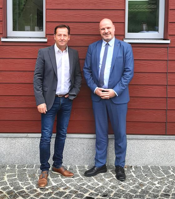 Roßleithens Bürgermeister Kurt Pawluk (links) und Peter Binder | Foto: SPÖ Roßleithen