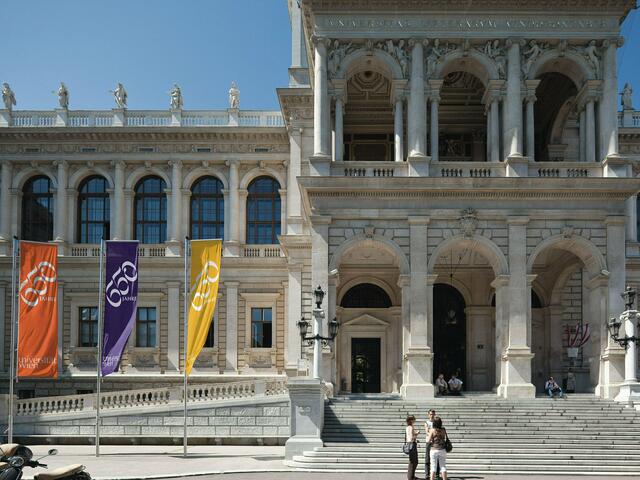Die Universität Wien am Universitätsring. | Foto: Universität Wien