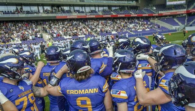 Die Vienna Vikings sind wieder voll in der Erfolgsspur. | Foto: Hannes Jirgal