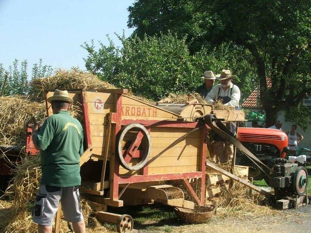 Seit 2004 veranstaltet der Traktoren- und Oldtimerclub Lebring das traditionelle Druschfest. | Foto: TOC