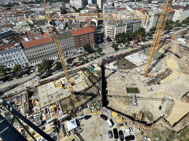 Bis 2024 entstehen in der Nordbahnstraße ganze 247 geförderte Mietwohnungen. | Foto: Kathrin Klemm