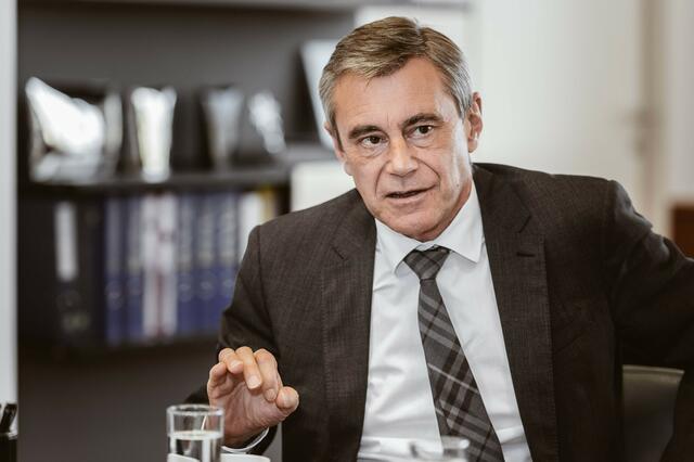 Heinrich Schaller ist Generaldirektor der Raiffeisenlandesbank Oberösterreich. | Foto: RLB OÖ