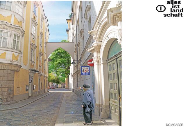 Nach den Baumpflanzungen soll die Domgasse künftig so aussehen.  | Foto: Alles ist Landschaft e.U.