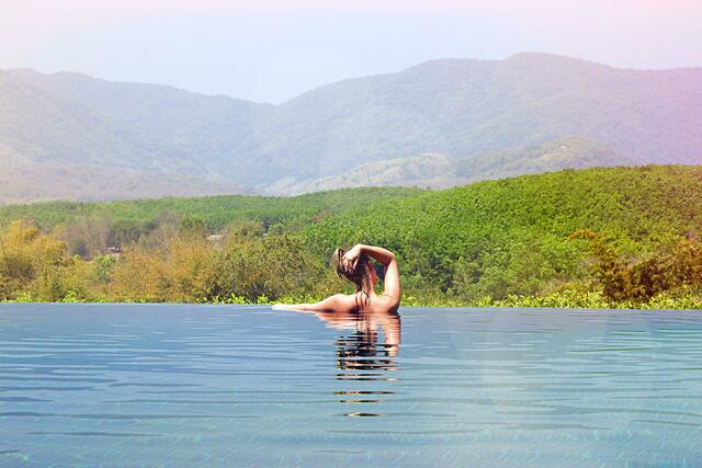 Salzwasserpools sind eine kostengünstige und umweltschonendere Alternative zu herkömmlichen Swimming-Pools und bieten Meer- und Urlaubsfeeling. | Foto: Chiang Rai