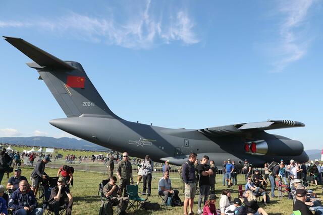 Die chinesische Xian Y-20 ist erstmals in Europa zu sehen. | Foto: ripu