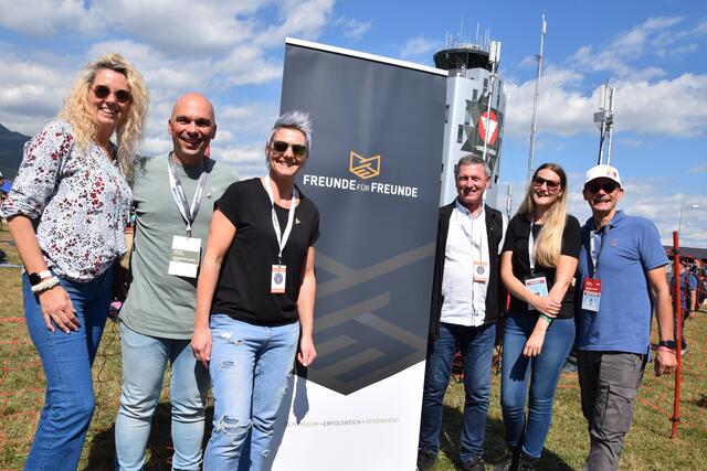 Auch "Freunde für Freunde" sind bei der Airpower vertreten.