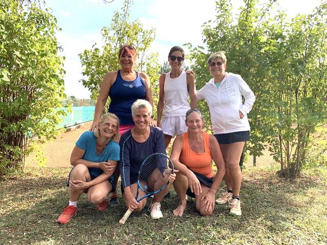 von links vorne: Christa Mochar, Gabi Stockmann, Gerda Mahler-Hutter
von links hinten: Inge Pachtner, Gabi Bauer, Martha Chebba | Foto: Hofbauer