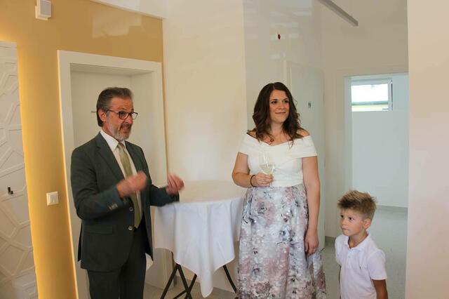 Eröffnung der neuen Praxis von Danijela Maric und Bgm. Engelbert Huber | Foto: Wutte