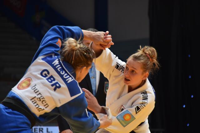 Auch für Lisa Grabner kam das Aus gegen die Britin Wilson in Runde 1. | Foto: Michael Strini