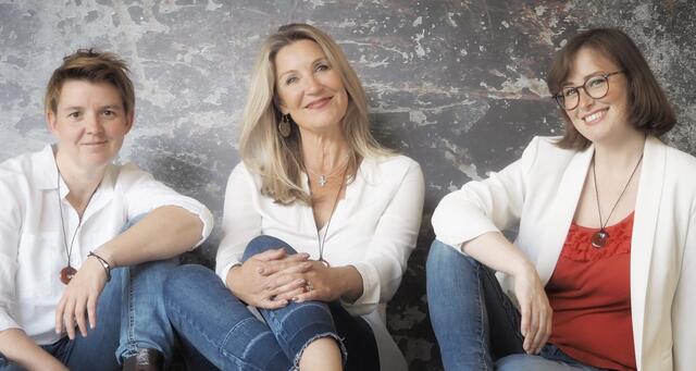 Ramona Quast, Sonja Fiegl und Victoria Mühlegger sind die Initiatoren hinter "Sofias Home". | Foto: Hans Eder