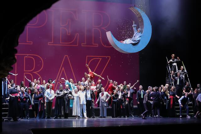 Der Saisonauftakt für die Bühnen Graz wurde vergangenen Samstag (3. September) mit einer fulminanten Bühnenshow in der Oper Graz eingeläutet. | Foto: Oliver Wolf