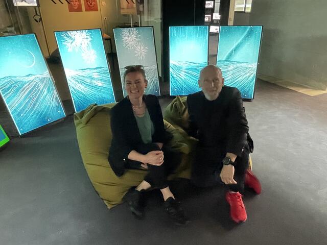 Die Kuratoren Christl Baur und Martin Honzik gaben am 7. September einen Einblick in die Themenausstellung der diesjährigen Ars. | Foto: BRS/Sarah Püringer