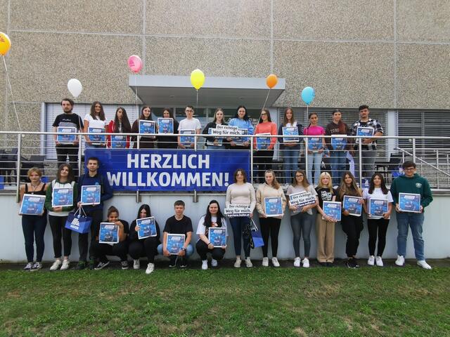Beim "Welcome Day" in Graz-Umgebung wurden 27 neue Lehrlinge willkommen geheißen. | Foto: Hofer