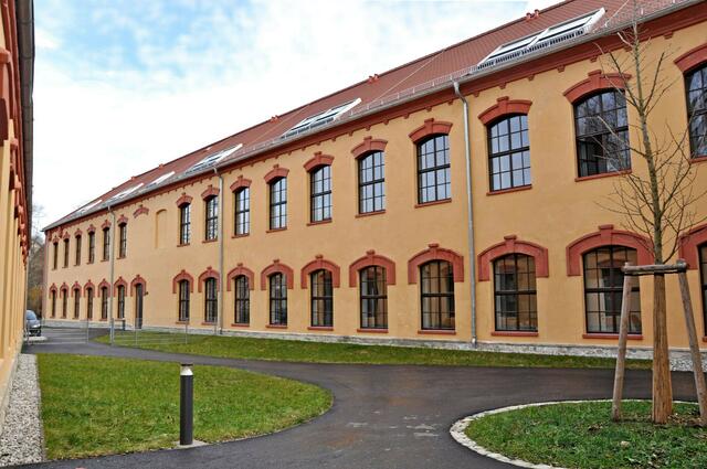 Ehemaliges Fabriksgebäude Objekt X ÖWG, heutiges Studentenheim Blumauergasse, Innenhof | Foto: Magistrat Steyr Altstadterhaltung