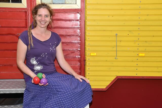  Jetzt haben Sophia-Marie und Michael Luftensteiner, Pabneukirchen,  einen Verein gegründet: Zirkushof - kulturelle Bildung am Bauernhof. 