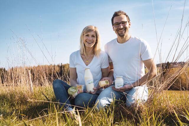 Leonhard und Christina Zauner aus Niederwaldkirchen ist es ein Anliegen, biologische und qualitativ hochwertige Produkte zu erzeugen. | Foto: Foto: Jasmin Rammerstorfer