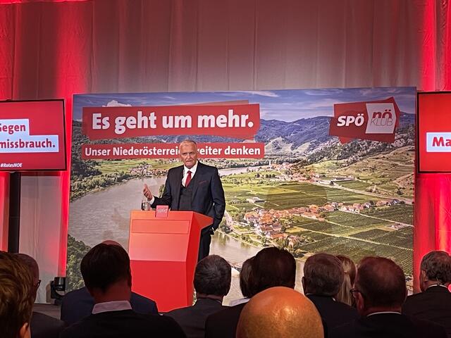 Franz Schnabl während seines Referats. | Foto: Zezula