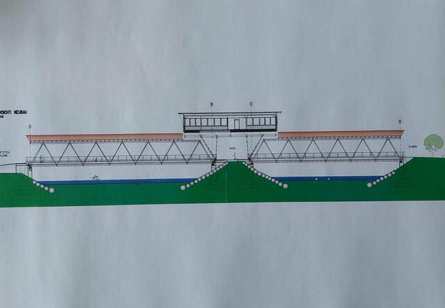 Die neue Klimmbrücke sieht im ersten Moment nahezu gleich aus, wie das bestehende Bauwerk. | Foto: Gem. Elmen