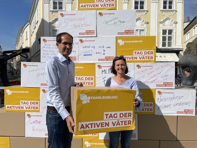 Andreas Gentzsch und Doris Schmidl betonen die Bedeutung von Vätern in der Kindererziehung | Foto: Schrefl (alle)