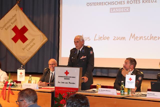 Günther Ennemoser, Präsident des Roten Kreuzes Tirol. | Foto: Othmar Kolp