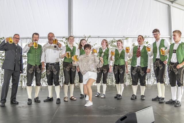 Francine Jordi begeisterte das Publikum beim Regionsfest in Lunz am See. | Foto: Theo Kust