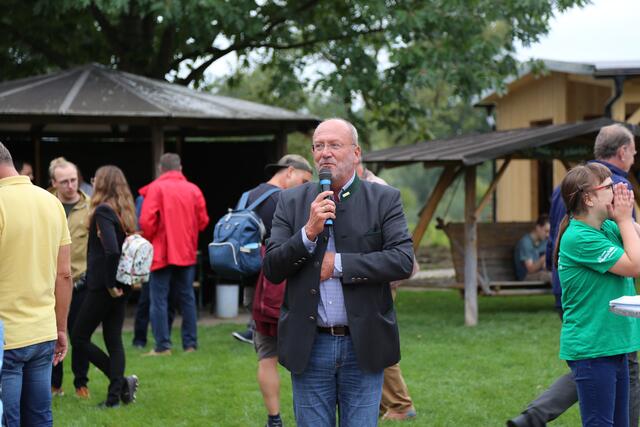 Lebenshilfe OÖ Geschäftsführer Gerhard Scheinast fühlte sich sichtlich wohl im St. Georgener Haus. | Foto: Eckhart Herbe