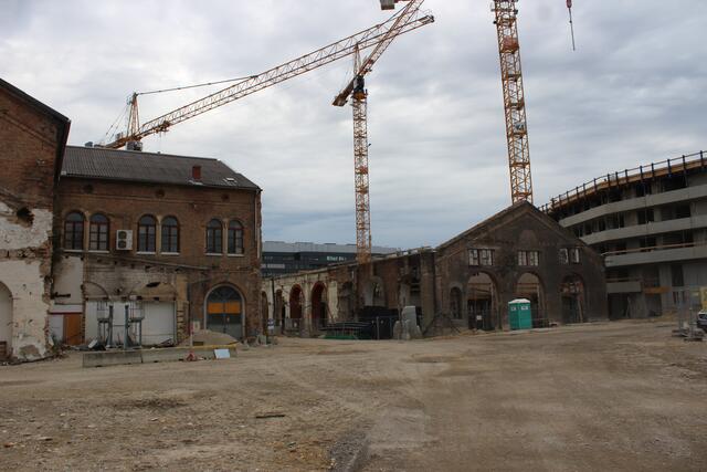 Baustelle am Neuen Landgut.  | Foto: Sabine Ivankovits