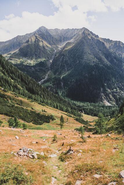 Blick zurück kurz vor dem Gollinganger