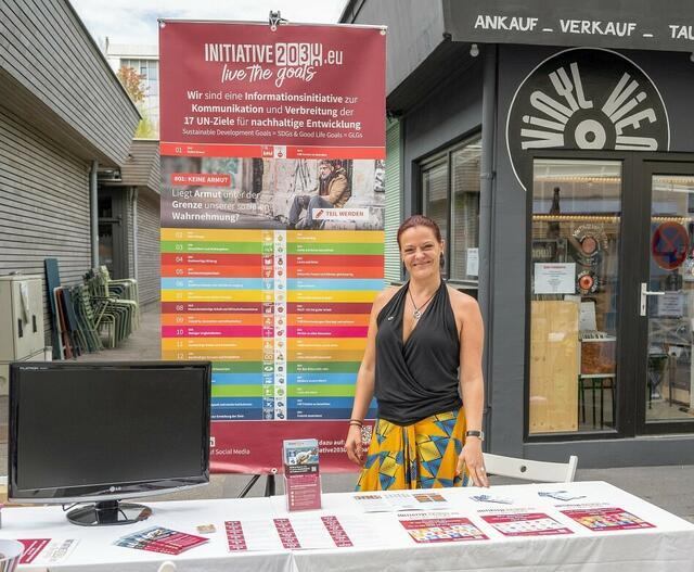 Auch beim Meidlinger Markt wurde informiert. | Foto: René Brunhölzl
