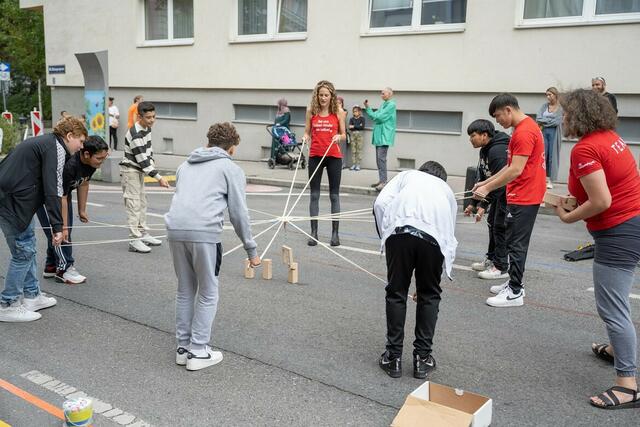 Dieses Spiel, das die Gemeinsamkeit betont, war besonders beliebt. | Foto: René Brunhölzl