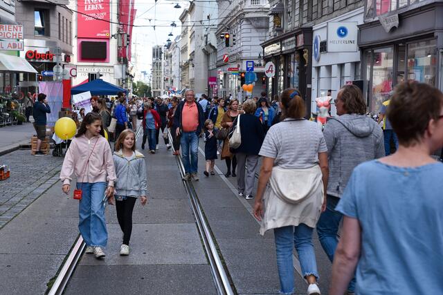 Das Josefstädter Straßenfest findet heuer am 16. September statt.  | Foto: Markus Spitzauer