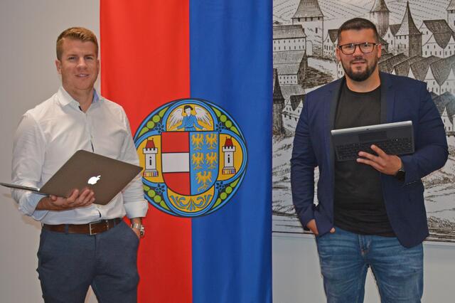 Thomas Kormesser, MA MIB PMP® PMI-ACP® und Ing. Christoph Göschl, BA MSc machen ab 6. Oktober die Teilnehmer des EDV-Kurses der VHS fit für die Digitalisierung. | Foto: Stadtgemeinde Zwettl