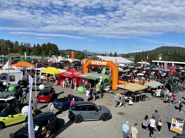 Bereits am frühen Vormittag füllte sich das Gelände vom Gady Markt. | Foto: B. Gady