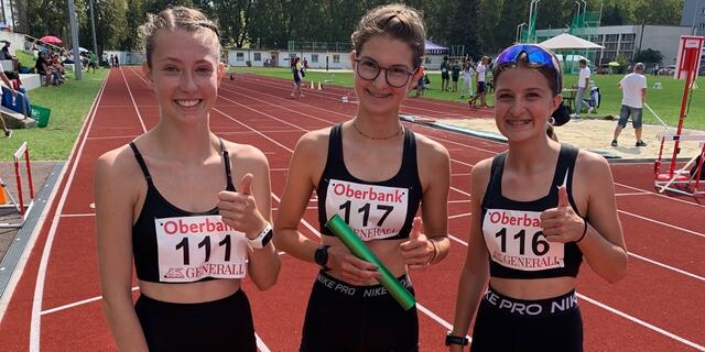 Von links: Lea Gratzl, Katharina Scherb und Emma Scherb. | Foto: Hannes Scherb